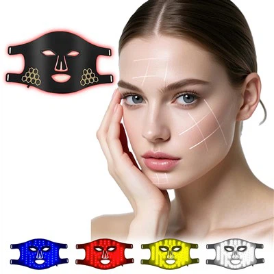 4 topeng terapi cahaya LED warna